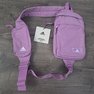 Adidas Lilac Crossbody Bag Set NWT